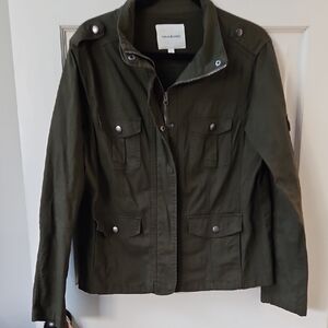 Thread & Supply Dark Green Utility Jacket